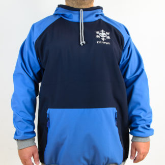 IceSkull Ezy Rider Snowboard Softshell Technical Hoodie Navy & Blue