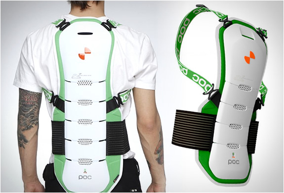 Snowboarding back protector from POC